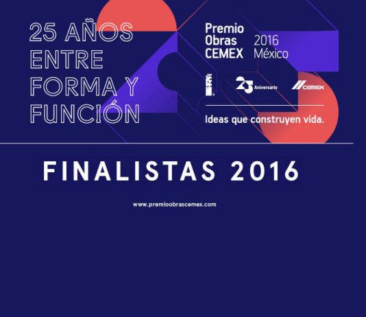 Premio Obras CEMEX 2016 : Cartel © Premio Obras CEMEX