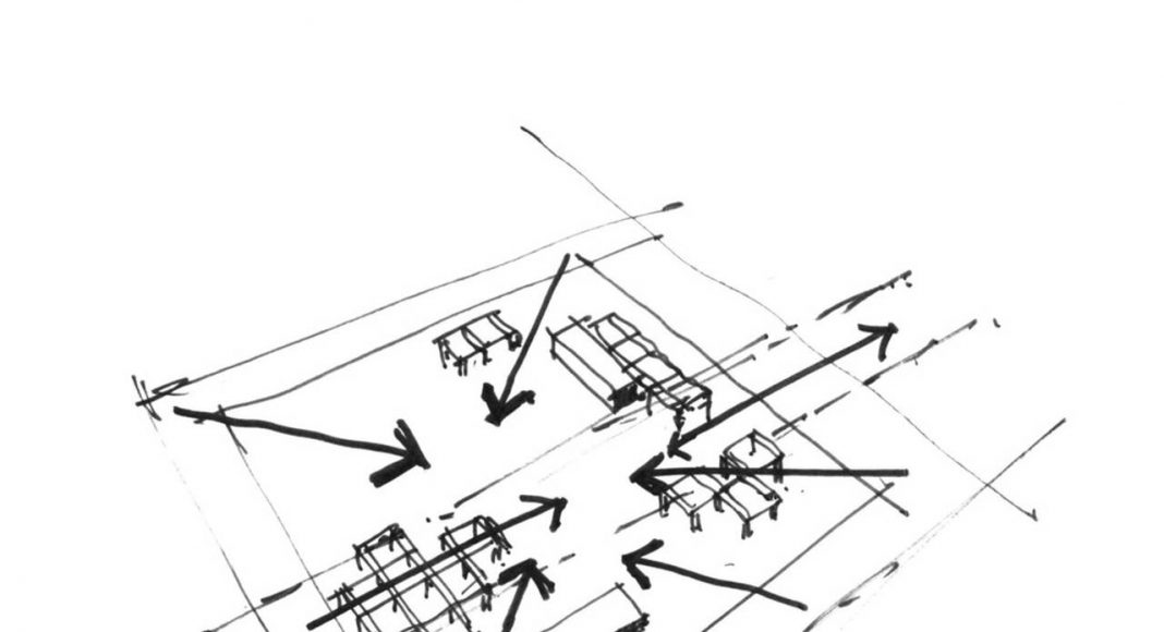 Sketch of visual and physical permeability (Daudelin block) : Photo credit © NIPPAYSAGE