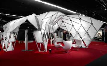 Prototype II, Techtextil, Frankfurt, Alemania, 2017 by UNStudio and MDT-tex : Photo © Olaf Becker