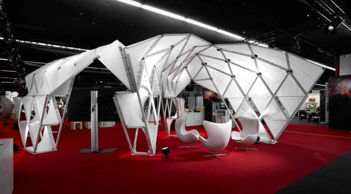 Prototype II, Techtextil, Frankfurt, Alemania, 2017 by UNStudio and MDT-tex : Photo © Olaf Becker