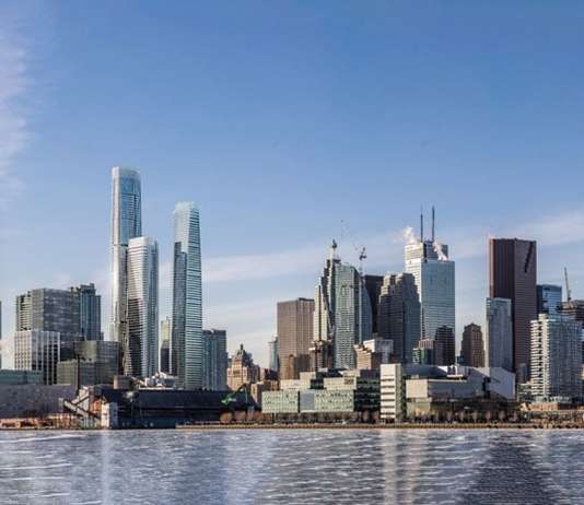 View From Toronto Harbour : Photo credit © Hariri Pontarini Architects